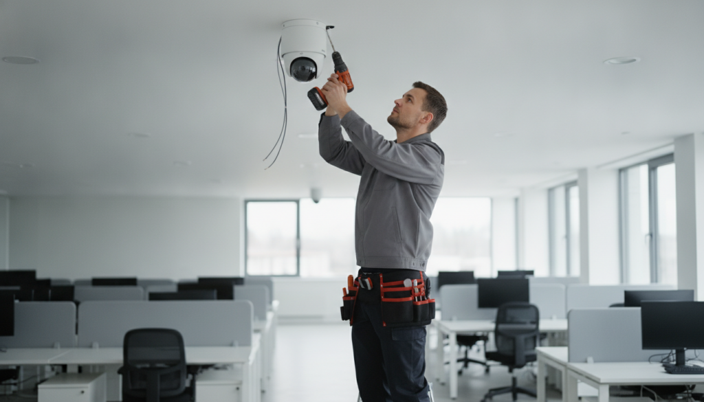 caméra dôme surveillance professionnel